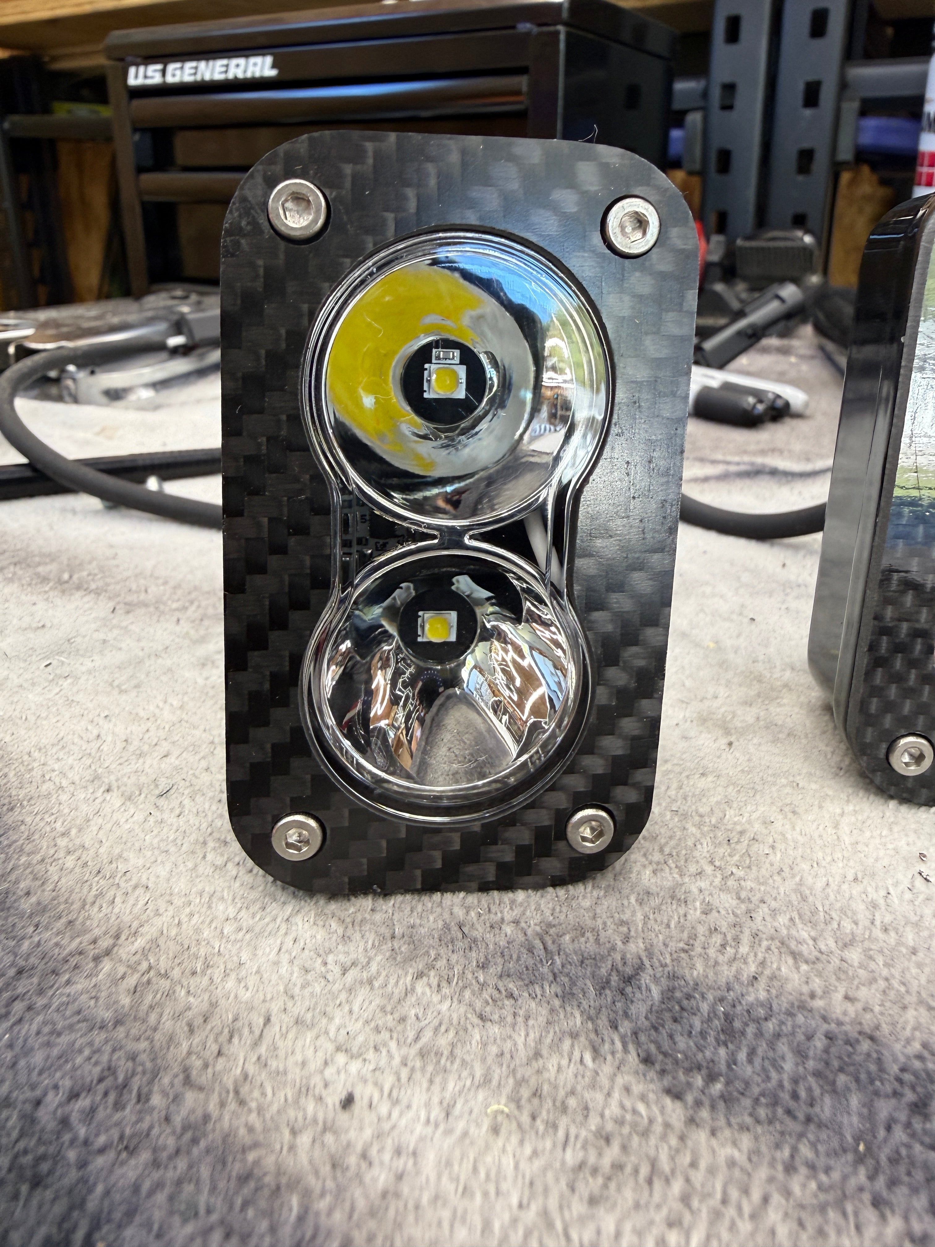 Baja Designs S2 carbon fiber trim rings