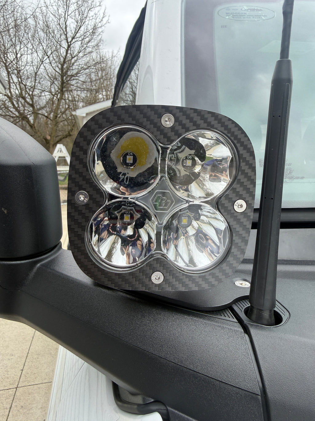 Baja Designs Squadron XL Carbon Fiber Trim Rings
