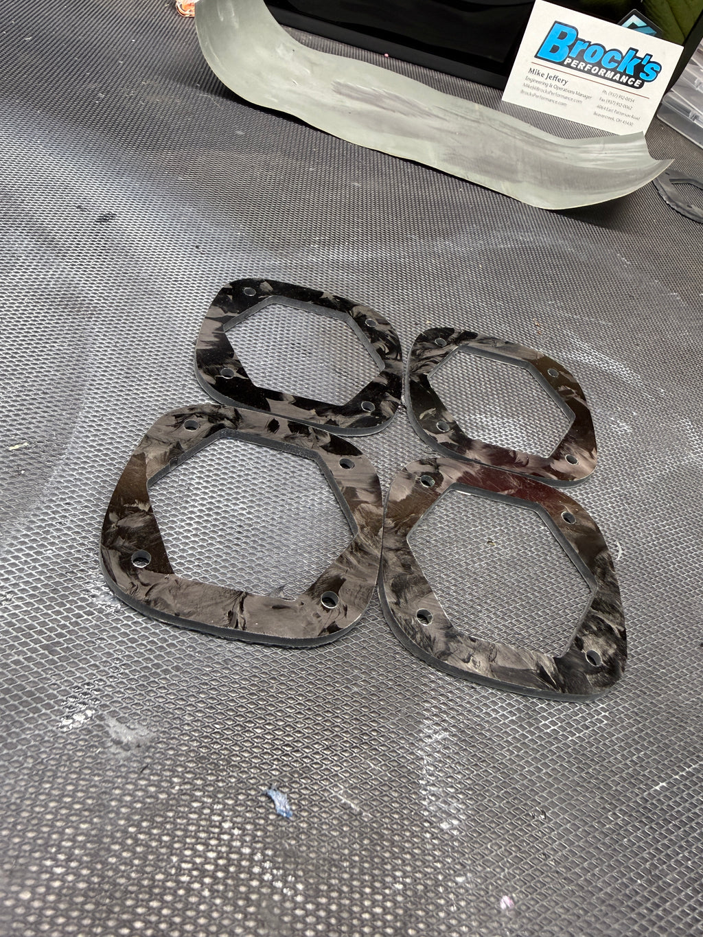 Baja Designs S1 Carbon Fiber Trim Rings by Fish Tank Racing 76