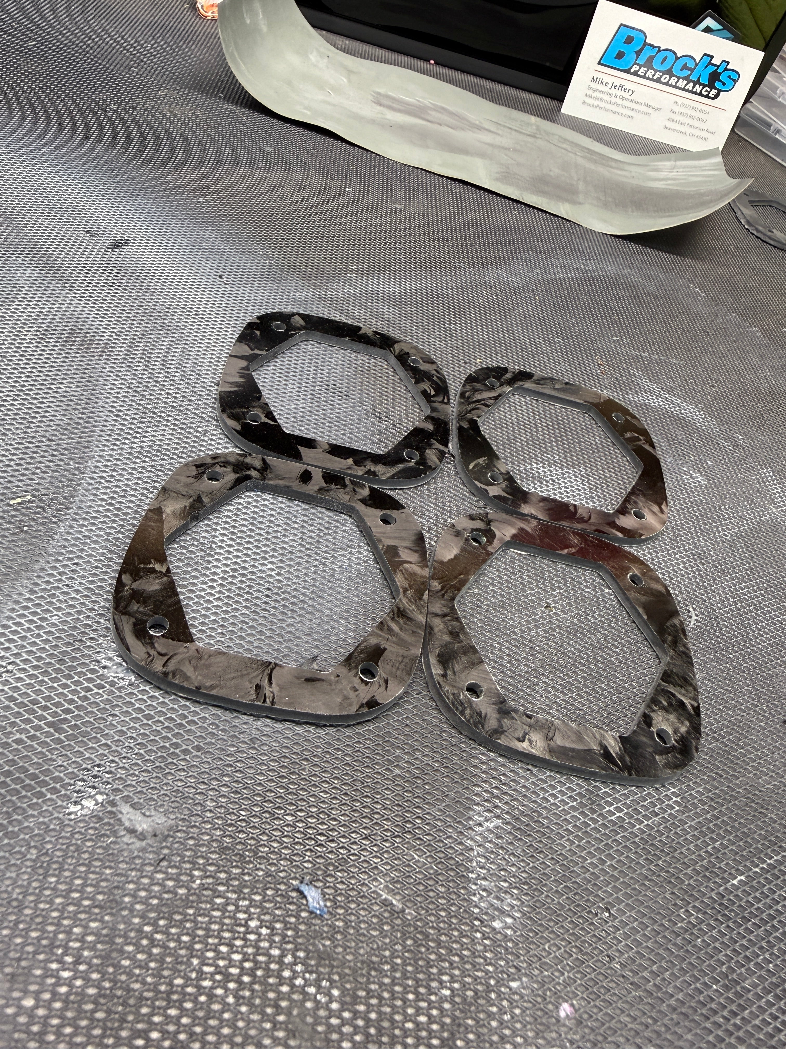 Baja Designs S1 Carbon Fiber Trim Rings by Fish Tank Racing 76