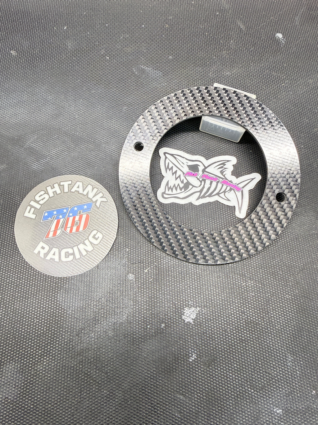Fish Tank Racing 76 S&S Stealth Air Stinger Air Cleaner Cover Ring Carbon Fiber