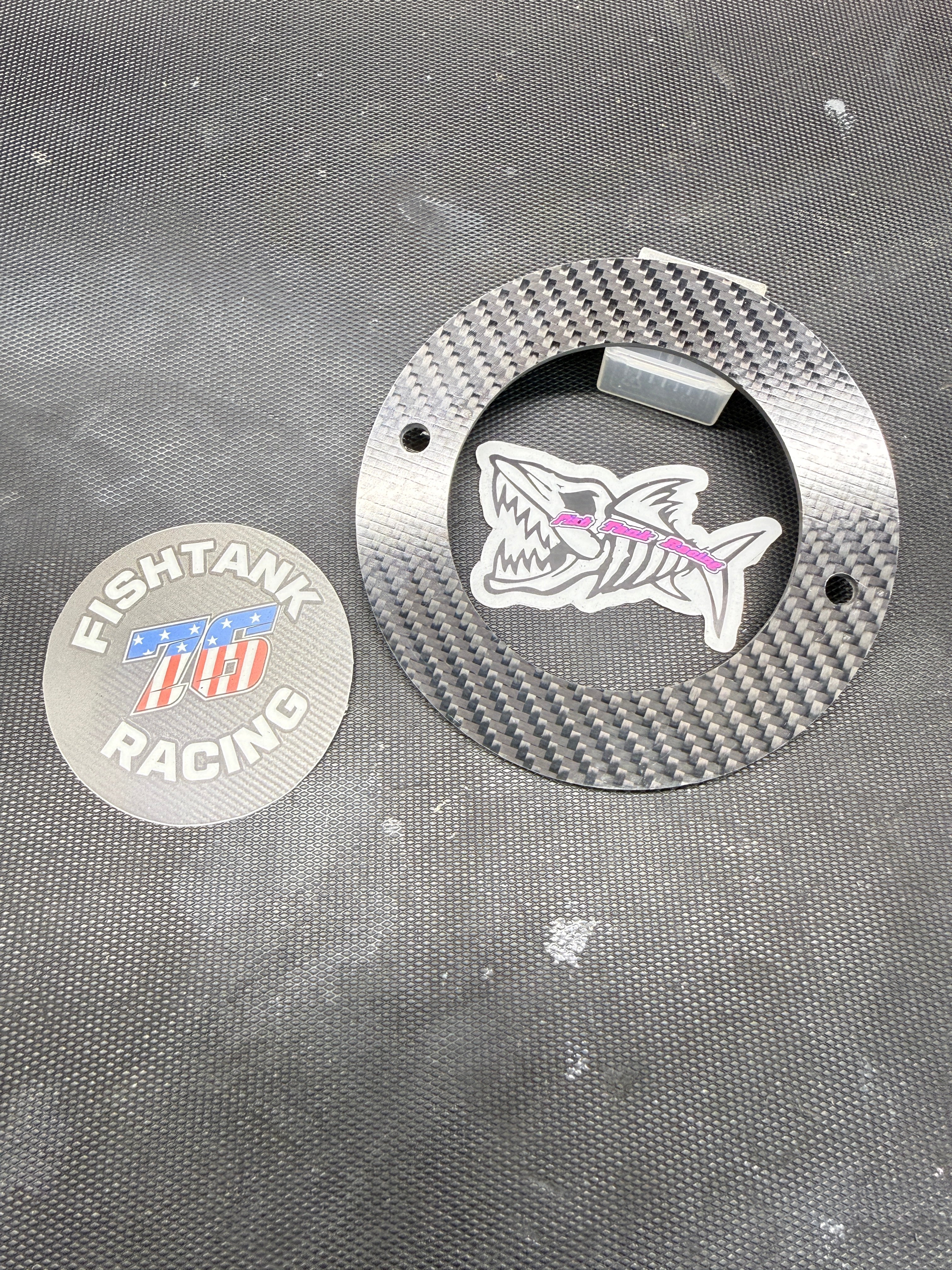 Fish Tank Racing 76 S&S Stealth Air Stinger Air Cleaner Cover Ring Carbon Fiber