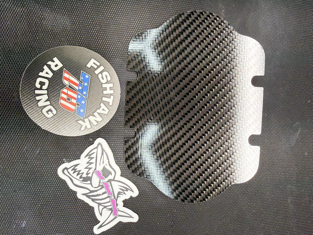 Fish Tank Racing carbon fiber T-Man Performance No Loss Air Cleaner lens cover