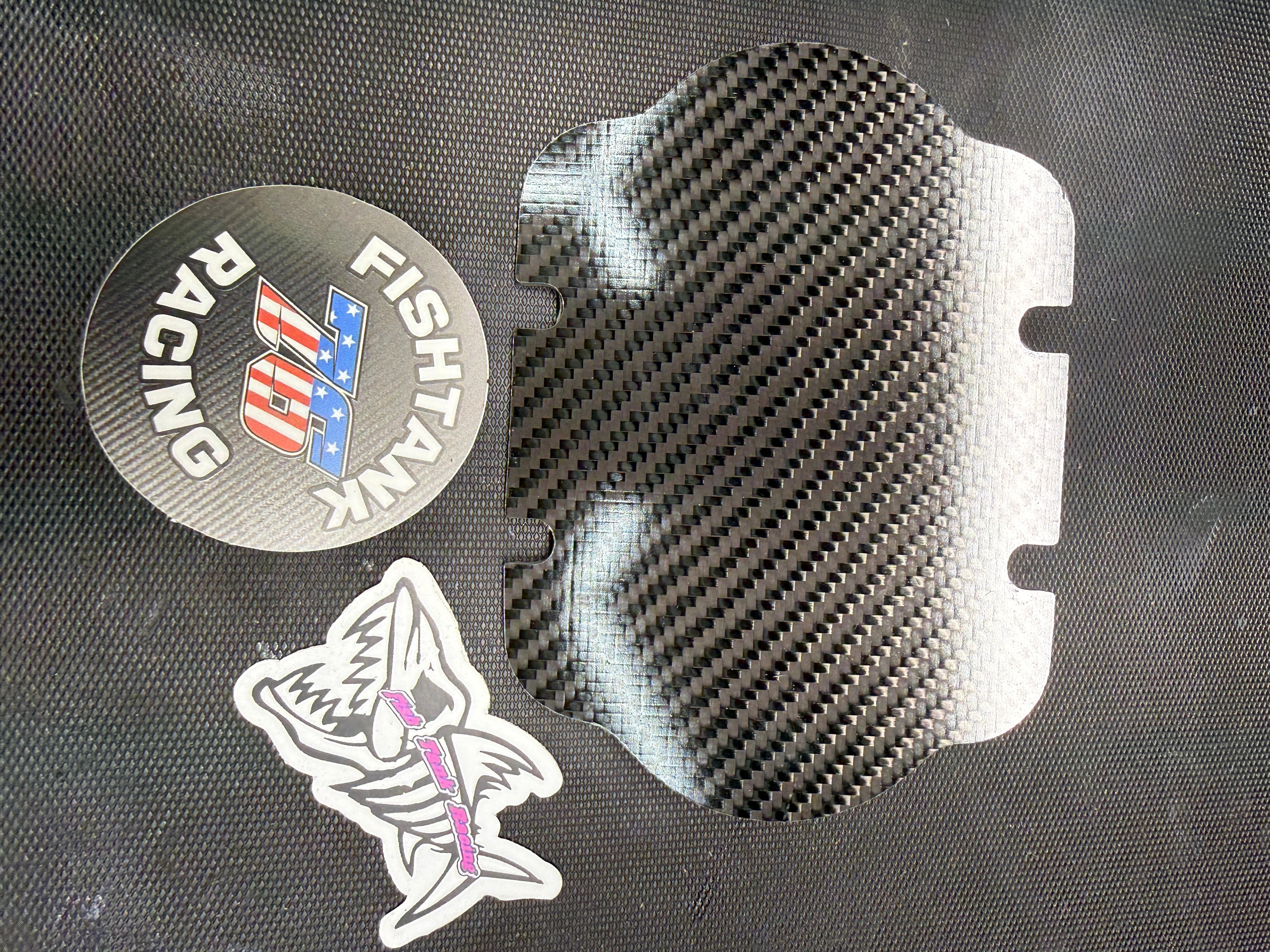 Fish Tank Racing carbon fiber T-Man Performance No Loss Air Cleaner lens cover