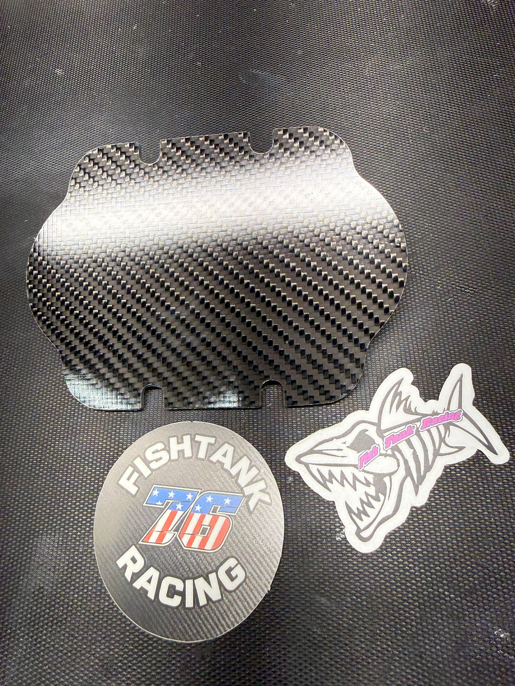Fish Tank Racing carbon fiber T-Man Performance No Loss Air Cleaner lens cover