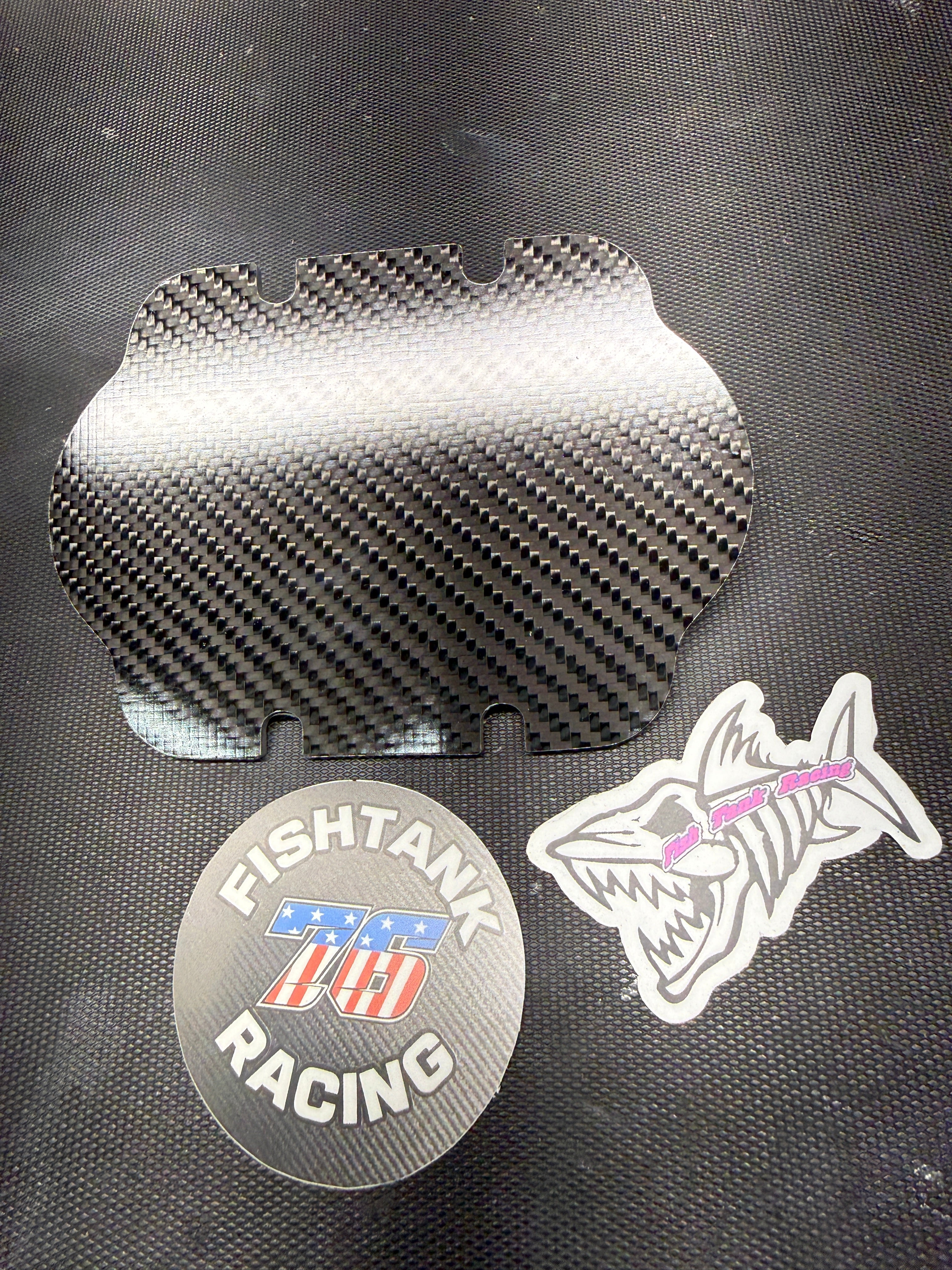 Fish Tank Racing carbon fiber T-Man Performance No Loss Air Cleaner lens cover