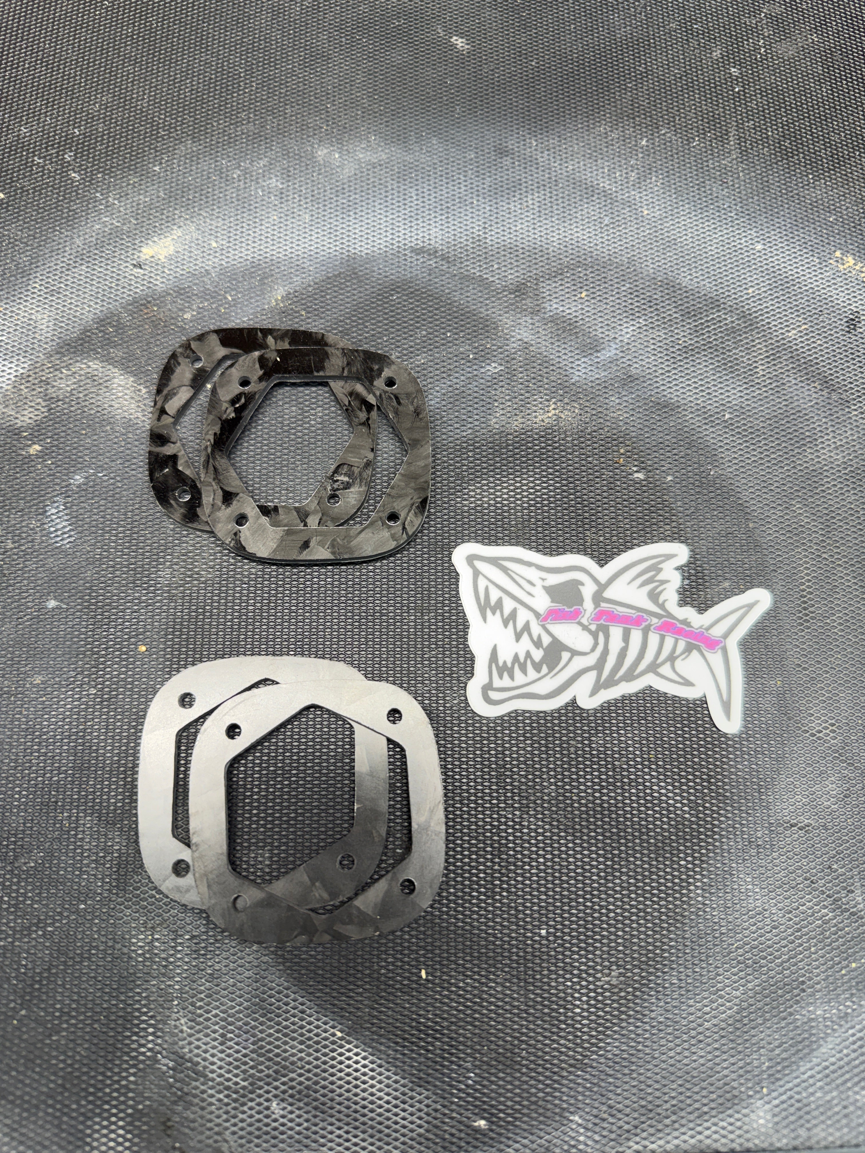 Baja Designs S1 Carbon Fiber Trim Rings by Fish Tank Racing 76