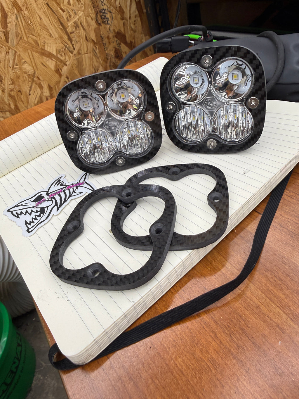 Baja Designs Squadron Carbon Fiber Trim Rings