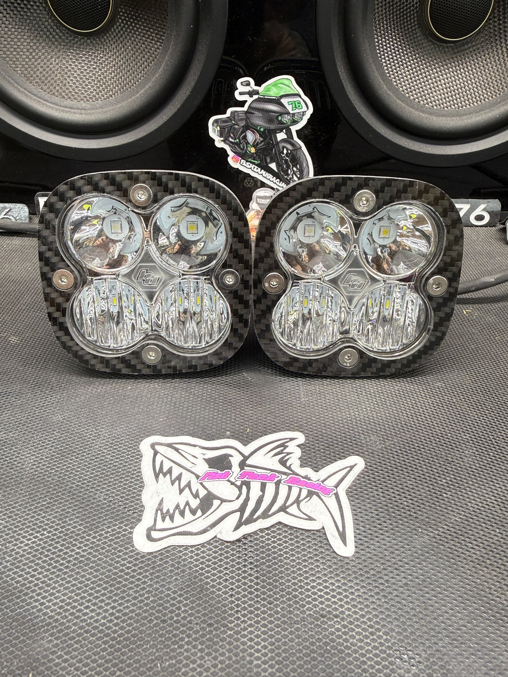 Baja Designs Squadron Carbon Fiber Trim Rings