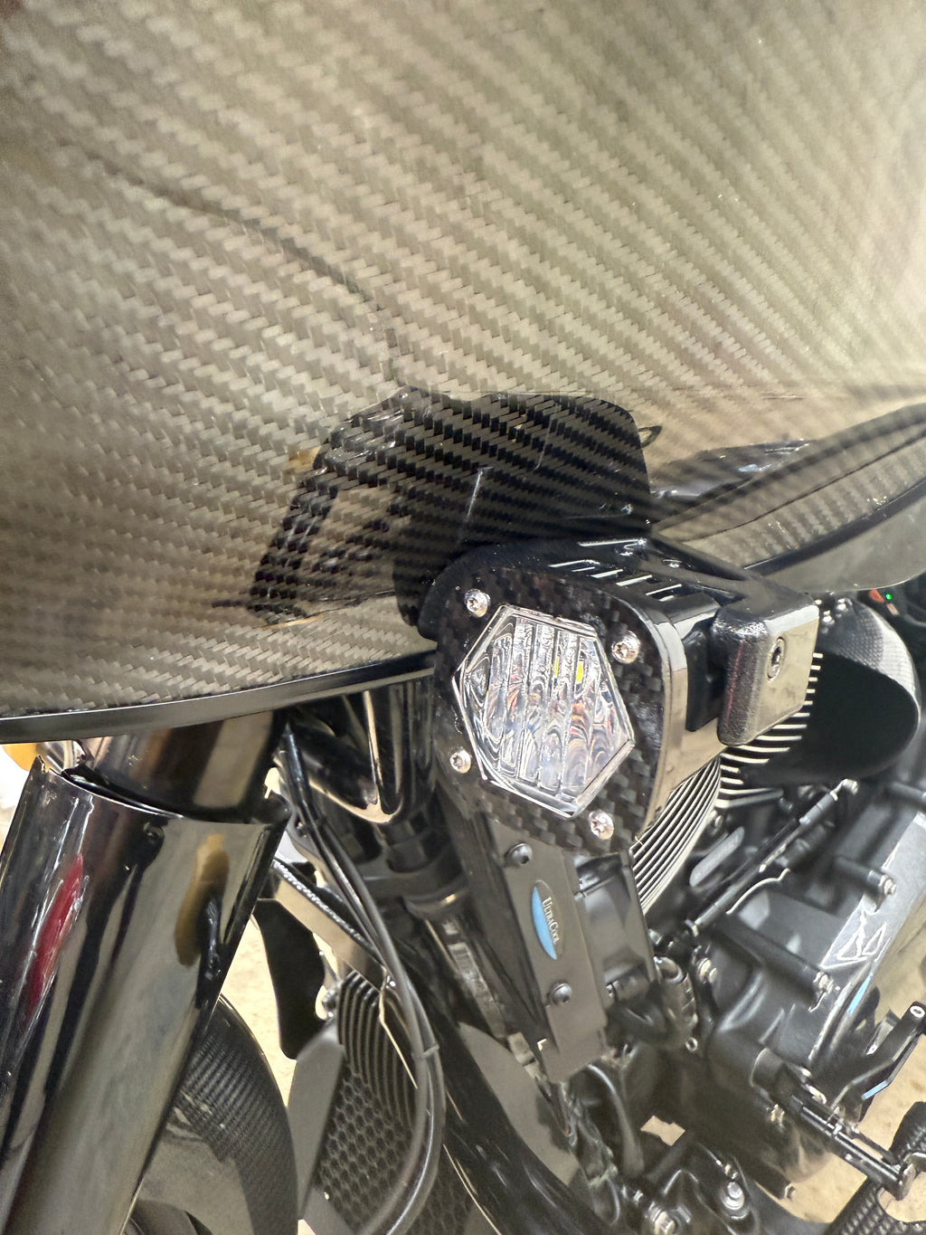 Baja Designs S1 Carbon Fiber Trim Rings by Fish Tank Racing 76