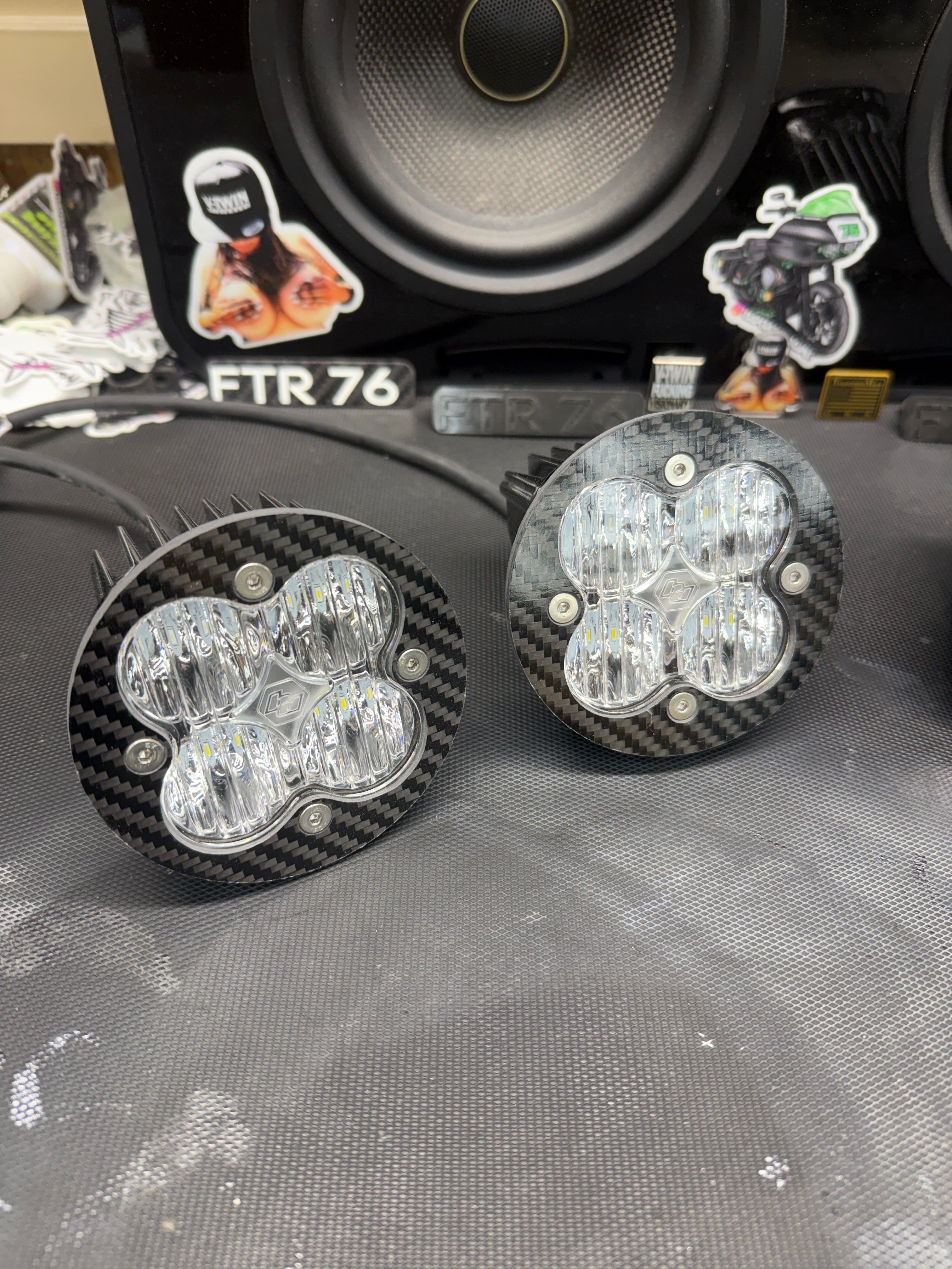 Baja Designs Squadron R Carbon Fiber Trim Rings