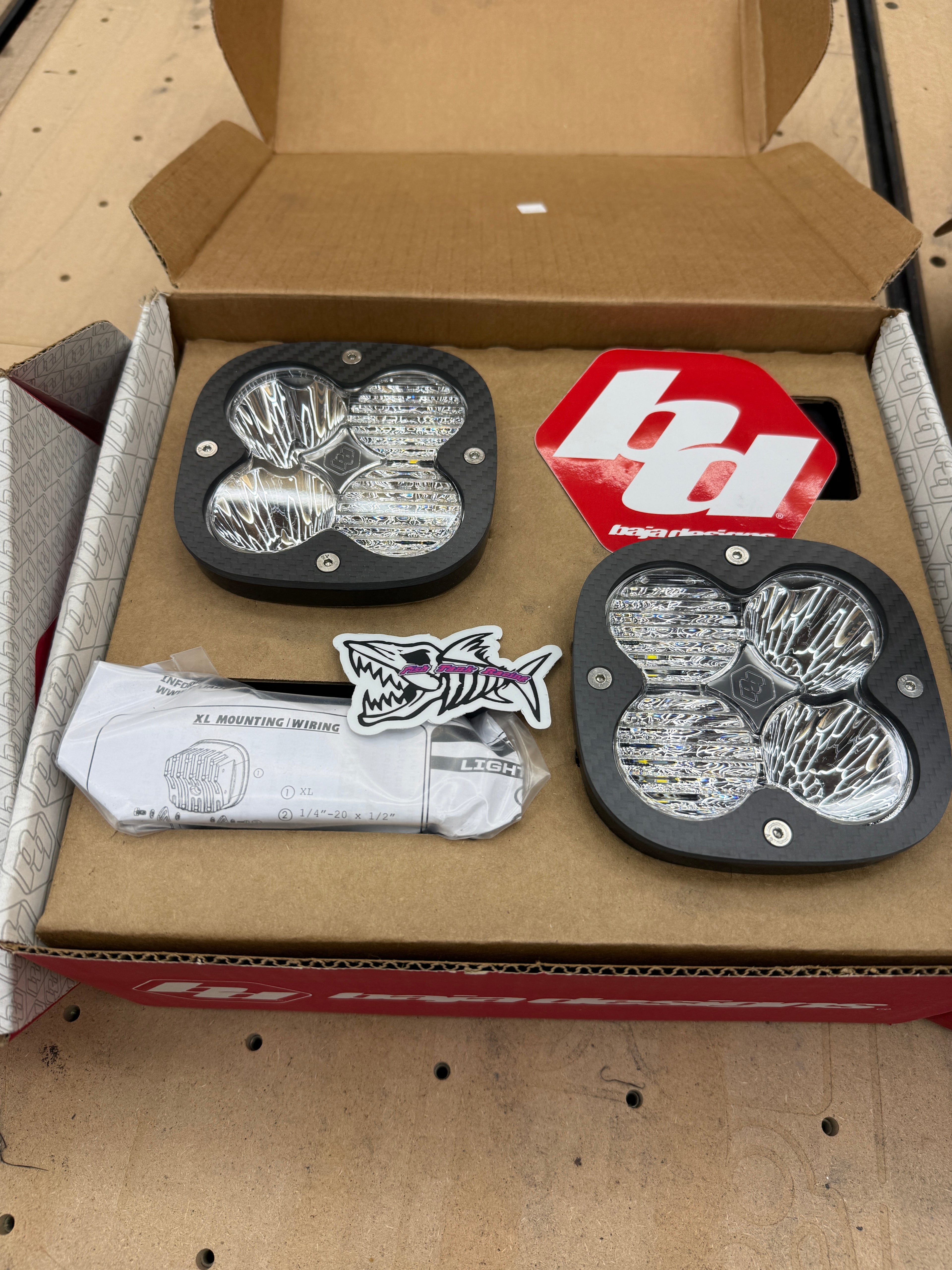 Baja Designs Squadron XL Carbon Fiber Trim Rings